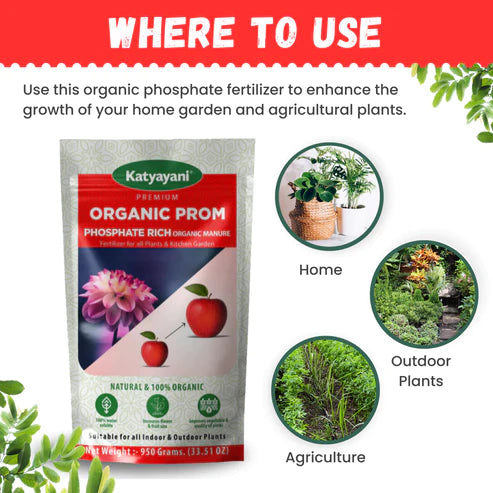 Prom Organic Fertilizer | Phosphate Rich Organic Manure