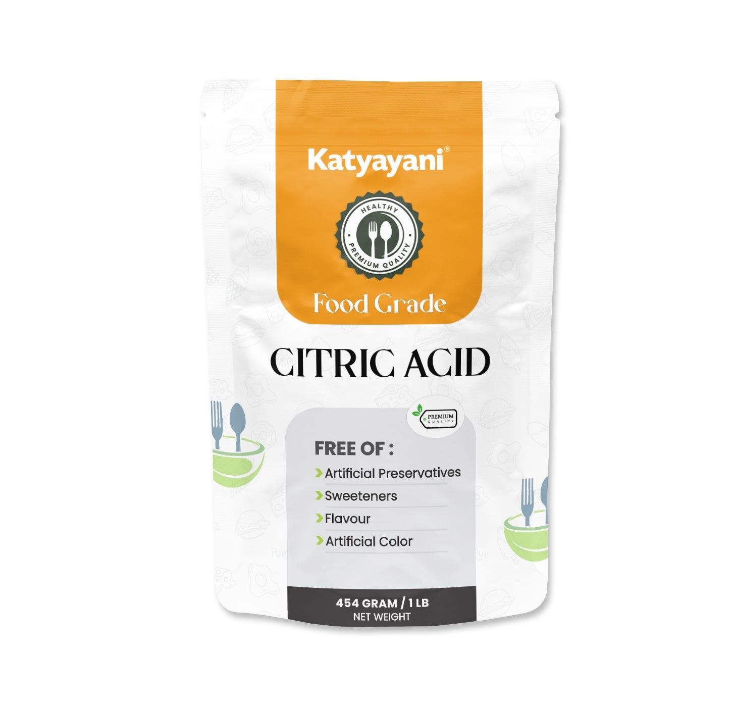 Citric Acid 454 gm (1 lb)-Food Grade Green Garden Vibes Grades
