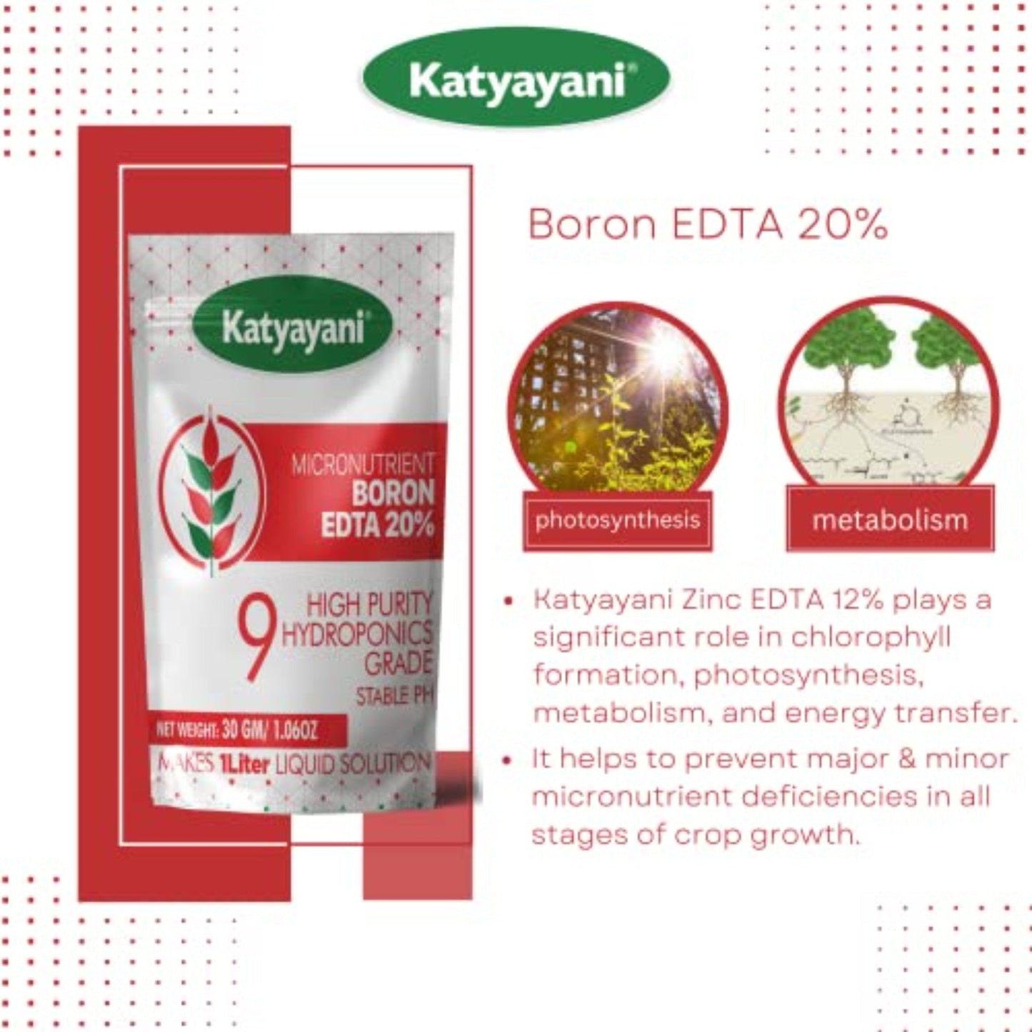 Micronutrient Boron EDTA 20% Hydroponic Fertilizer