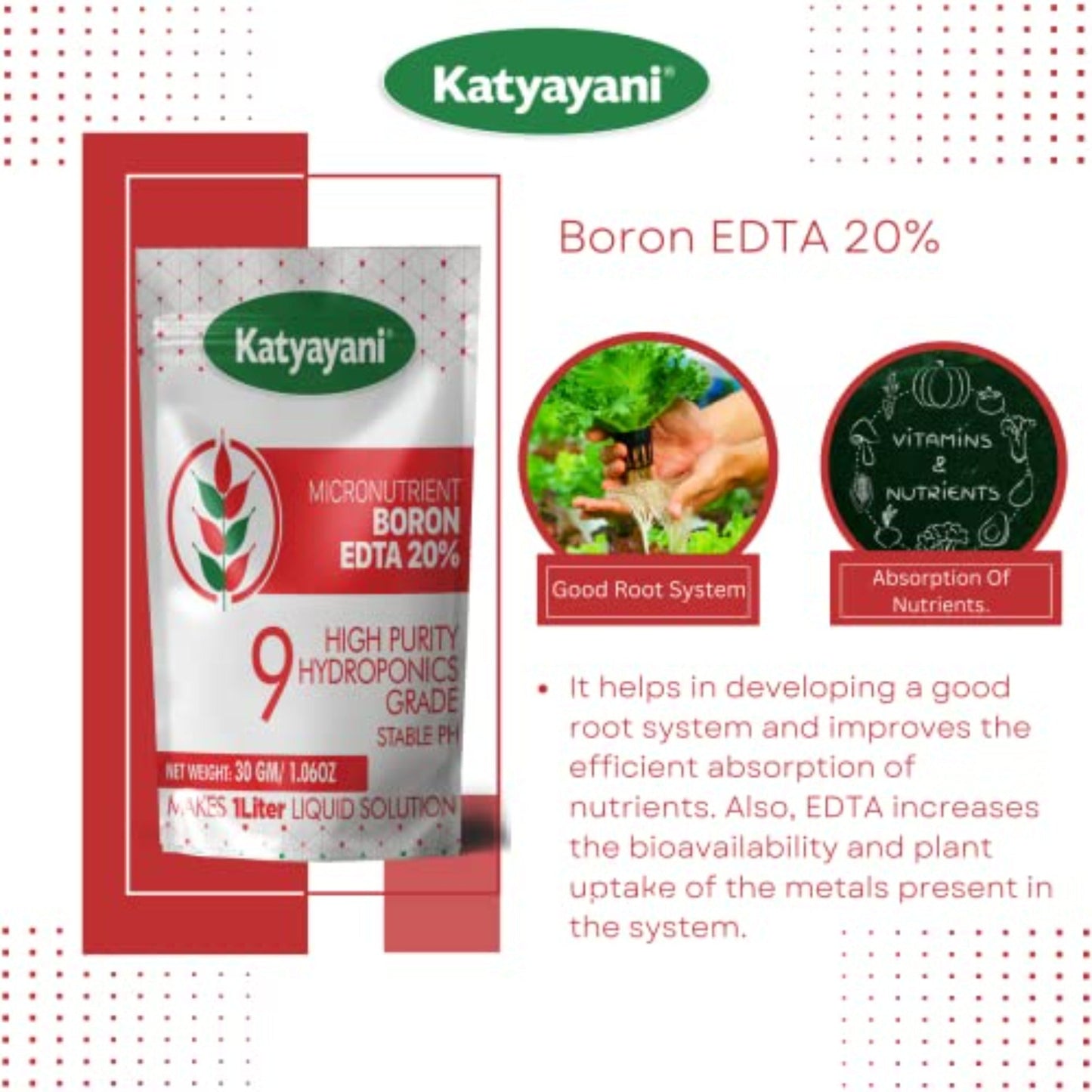 Micronutrient Boron EDTA 20% Hydroponic Fertilizer